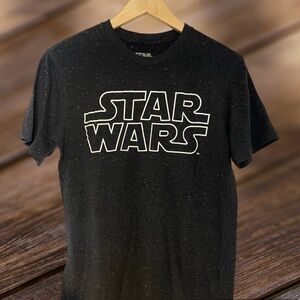 Star Wars Galaxy Dots All Over Black Graphic Tee / T-shirt Mens S